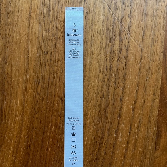 Lululemon Here For Serenity Sweater Cashmere Pullover - Picture 4 of 4